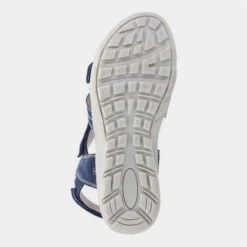 Fleet & Foster Bilbao Womens Navy Leather Sandal -UK Shoe Sales Store 191193 3 L04.20230118000254