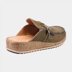 Hush Puppies Sorcha Womens Green Mule Sandal -UK Shoe Sales Store 191205 3 L03.20230110000503