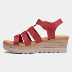 Lilley & Skinner Jakarta Womens Red Wedged Sandal 8 Lilley & Skinner Jakarta Womens Red Wedged Sandal -UK Shoe Sales Store 191254 2 L03.20230718000304