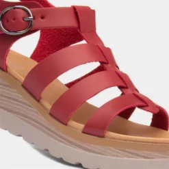 Lilley & Skinner Jakarta Womens Red Wedged Sandal 10 Lilley & Skinner Jakarta Womens Red Wedged Sandal -UK Shoe Sales Store 191254 2 L05.20230718000304