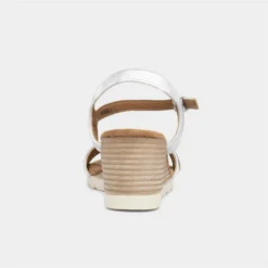 Lotus Panaro Womens Metallic Silver Sandal -UK Shoe Sales Store 191256 2 L04.20230523000206