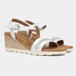Lotus Panaro Womens Metallic Silver Sandal -UK Shoe Sales Store 191256 2 L06.20230523000206