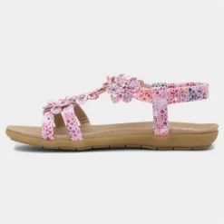 Lilley Womens Pink Multi Flower Sandal 8 Lilley Womens Pink Multi Flower Sandal -UK Shoe Sales Store 191269 2 L03.20230412000526