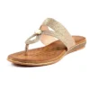 Lunar Ezra Womens Metallic Rose Gold Sandal -UK Shoe Sales Store 191315 3 L02.20230310000105
