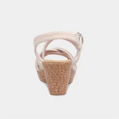 Lilley Womens Nude Diamante Wedge Sandal -UK Shoe Sales Store 192021 2 L04.20230125000556