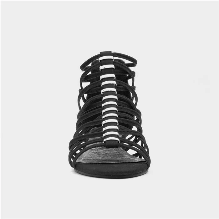Lilley Womens Black Strappy Sandal 3 Lilley Womens Black Strappy Sandal