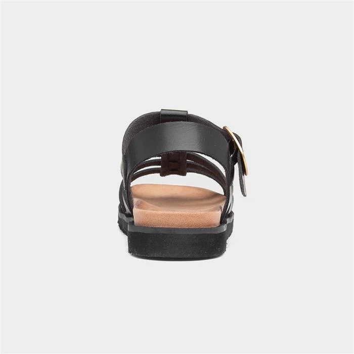 Heavenly Feet Saltwater Womens Black Sandal 5 Heavenly Feet Saltwater Womens Black Sandal - Image 3