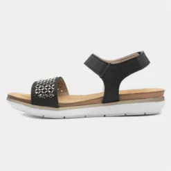 Lilley & Skinner Sorrento Womens Black Sandal -UK Shoe Sales Store 192046 2 L03.20230718000304