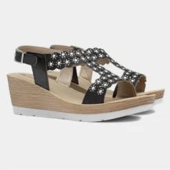 Lilley & Skinner Martinique Womens Black Sandal -UK Shoe Sales Store 192049 2 L06.20230504000130