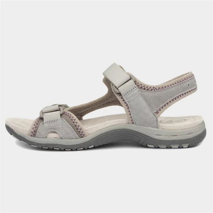 Free Spirit Frisco Womens Beige Easy Fasten Sandal 3 Free Spirit Frisco Womens Beige Easy Fasten Sandal - Image 2