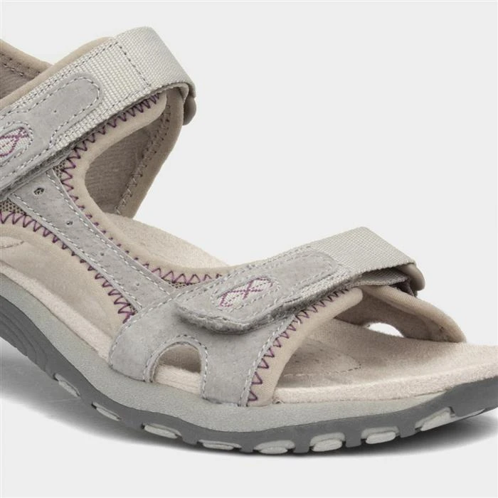 Free Spirit Frisco Womens Beige Easy Fasten Sandal 5 Free Spirit Frisco Womens Beige Easy Fasten Sandal - Image 4