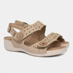 Cushion Walk Meryl Womens Beige Sandal 11 Cushion Walk Meryl Womens Beige Sandal -UK Shoe Sales Store 193016 2 L06.20230717000222