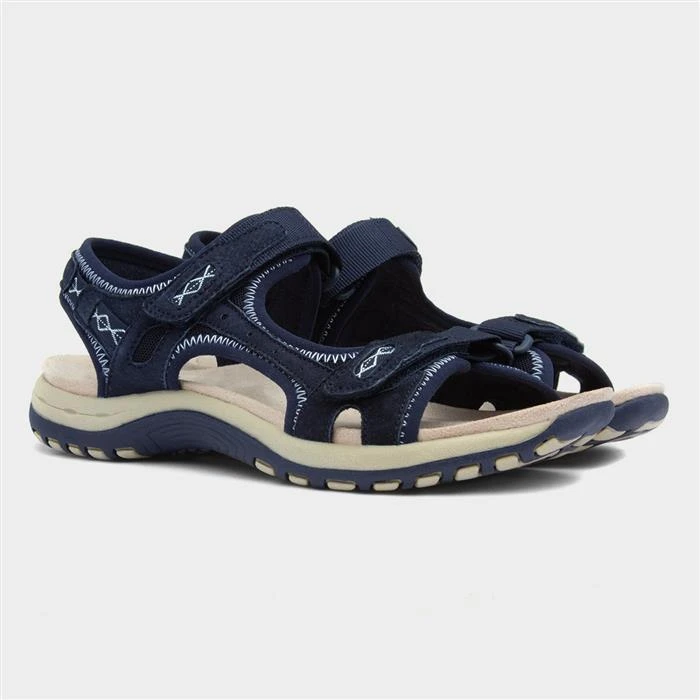 Free Spirit Frisco Womens Navy Sandal 7 Free Spirit Frisco Womens Navy Sandal - Image 5