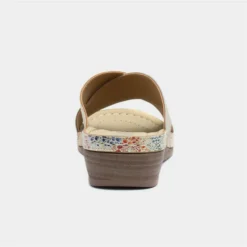 Lilley Womens Beige Cross Strap Mule Sandal 9 Lilley Womens Beige Cross Strap Mule Sandal -UK Shoe Sales Store 195063 2 L04.20230323000344