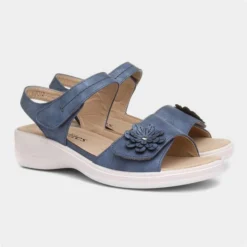 Softlites Womens Blue Flower Sandal 11 Softlites Womens Blue Flower Sandal -UK Shoe Sales Store 197012 2 L06.20220720000050