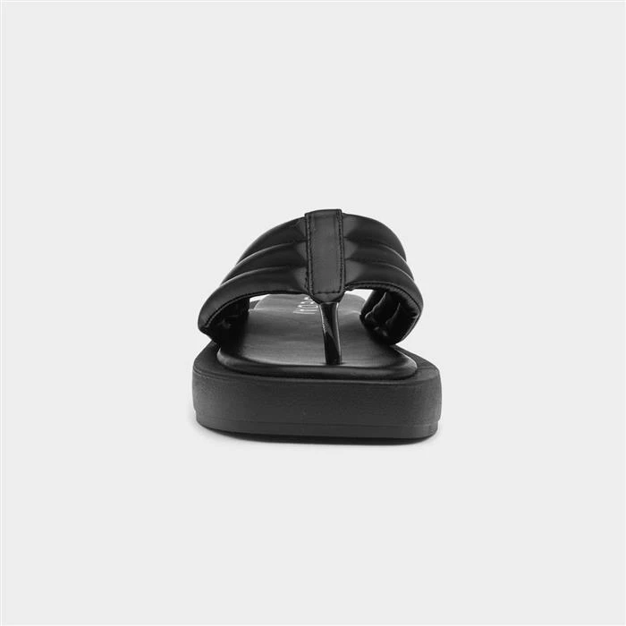 Sedai Tiffany Womens Black Toe Post Sandal 3 Sedai Tiffany Womens Black Toe Post Sandal