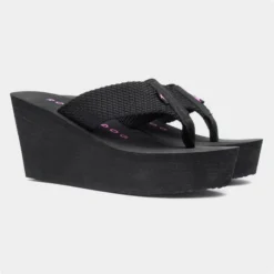Rocket Dog Diver Womens Black Wedged Sandal -UK Shoe Sales Store 199494 2 L06.20230718000307