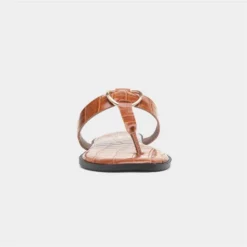 Dunlop Kendall Womens Tan Toe Post Sandal