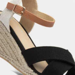 Dunlop Natalie Womens Black Wedge Sandal 10 Dunlop Natalie Womens Black Wedge Sandal -UK Shoe Sales Store 199539 2 L05.20230613000224