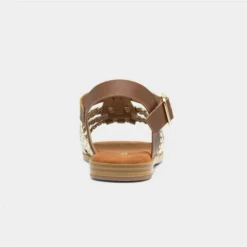 SJ Adria Womens Tan Strappy Sandal -UK Shoe Sales Store 199555 2 L04.20230624000422