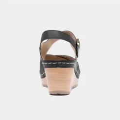 Topway Womens Black Wedge Sandals 9 Topway Womens Black Wedge Sandals -UK Shoe Sales Store 199576 2 L04.20230627000343