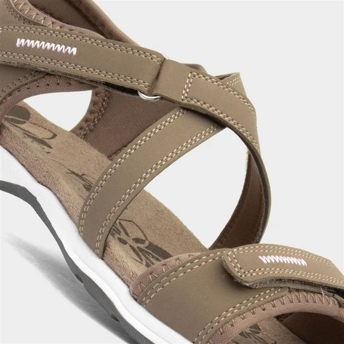 Sprox Womens Brown Strappy Sandal 6 Sprox Womens Brown Strappy Sandal - Image 4