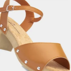 Les Arlesiennes Womens Tan Heeled Sandal -UK Shoe Sales Store 199589 2 L05.20230624000423