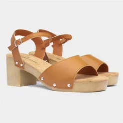 Les Arlesiennes Womens Tan Heeled Sandal -UK Shoe Sales Store 199589 2 L06.20230624000423