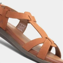 Hush Puppies Kate Womens Tan Leather Sandals 10 Hush Puppies Kate Womens Tan Leather Sandals -UK Shoe Sales Store 199605 2 L05.20230607000224