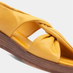 Caprice Womens Yellow Leather Sandal 10 Caprice Womens Yellow Leather Sandal -UK Shoe Sales Store 199614 2 L05.20230616000046