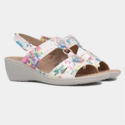 Cushion Walk Camilla Womens Multi Wedge Sandal -UK Shoe Sales Store 199653 2 L06.20230808000232