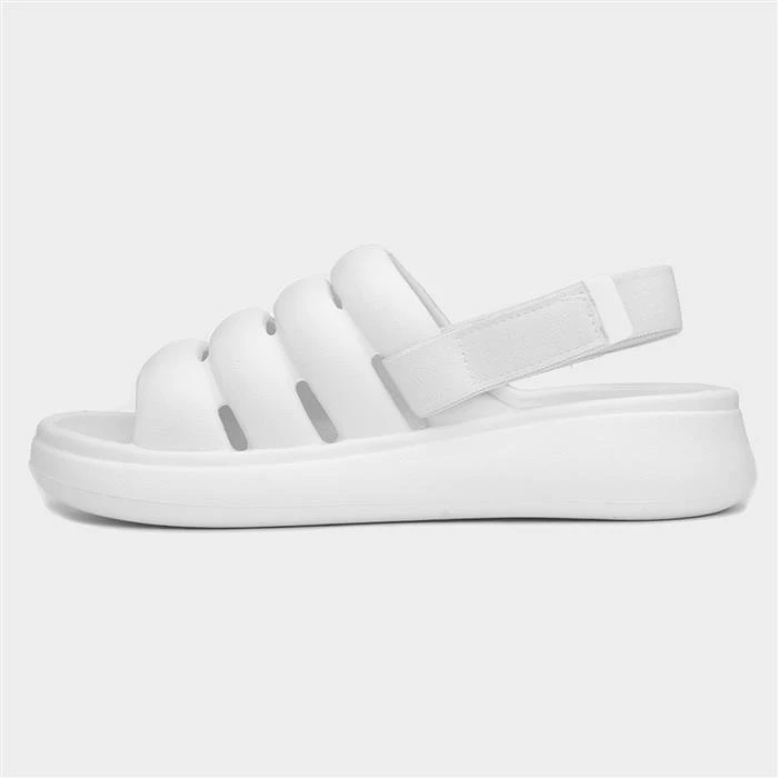 Truffle Women's White Chunky Sandals 4 Truffle Women's White Chunky Sandals - Image 2