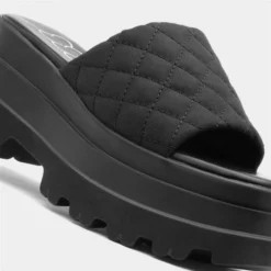 Heart Swag02 Womens Black Chunky Sandal -UK Shoe Sales Store 199699 2 L05.20230503000224