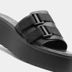 Heart ZA22 Womens Black Chunky Sandal 10 Heart ZA22 Womens Black Chunky Sandal -UK Shoe Sales Store 199704 2 L05.20230503000228