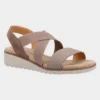 Fleet & Foster Freesia Womens Brown Sandal -UK Shoe Sales Store 199709 3 L02.20230526000127