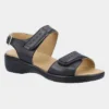 Fleet & Foster Linda Womens Black Sandal 2 Fleet & Foster Linda Womens Black Sandal -UK Shoe Sales Store 199716 3 L02.20230526000231