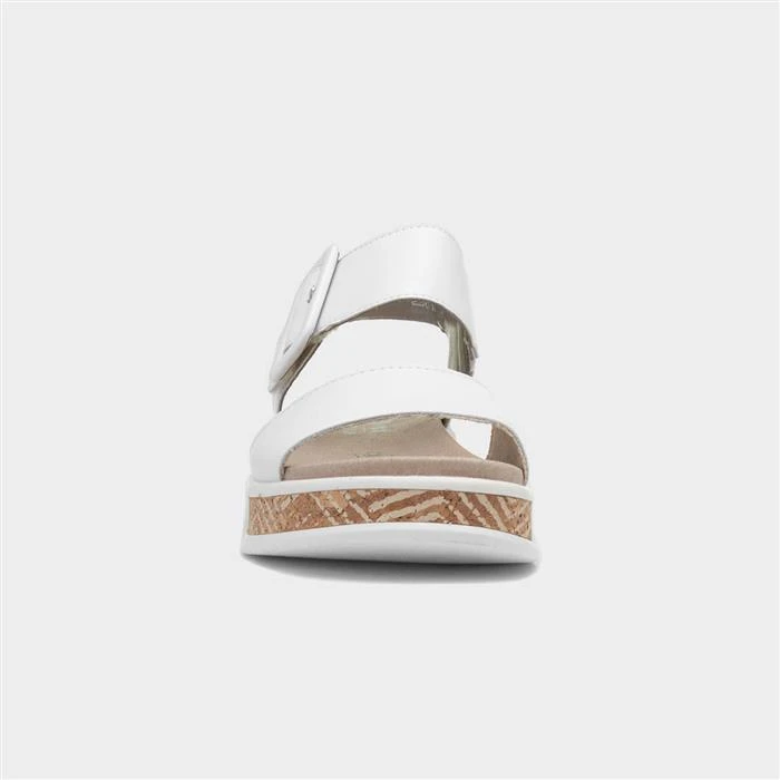 R-Evolution By Rieker Womens White Leather Sandal 3 R-Evolution By Rieker Womens White Leather Sandal