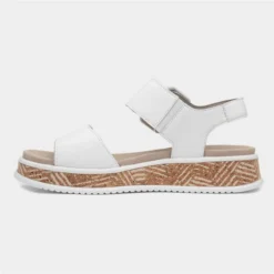 R-Evolution By Rieker Womens White Leather Sandal 8 R-Evolution By Rieker Womens White Leather Sandal -UK Shoe Sales Store 199733 2 L03.20230621000133