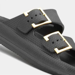 Elle Renee Womens Black Slider 10 Elle Renee Womens Black Slider -UK Shoe Sales Store 199739 2 L05.20230607000235