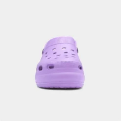 Heart Saskia Womens Purple Platform Clog