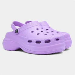 Heart Saskia Womens Purple Platform Clog -UK Shoe Sales Store 199753 2 L06.20230526000139