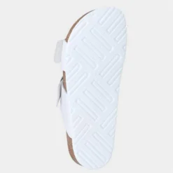 Hush Puppies Kimberly Womens White Mule Sandal -UK Shoe Sales Store 199767 3 L04.20230619000155