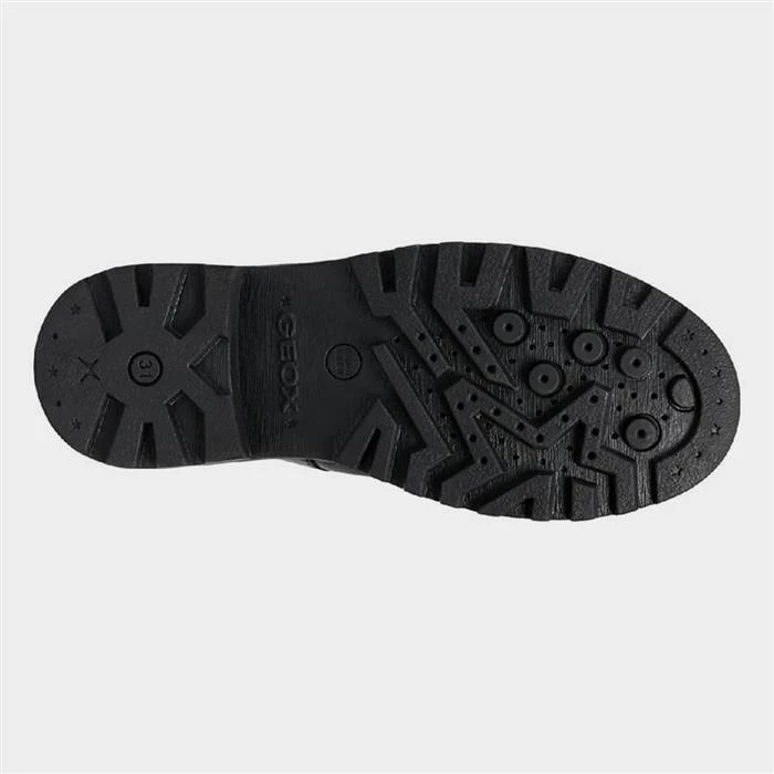 Geox J Casey Kids Black Leather Shoe Sizes 28-31 5 Geox J Casey Kids Black Leather Shoe Sizes 28-31 - Image 3