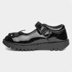Buckle My Shoe Castle Girls Black Unicorn Shoe -UK Shoe Sales Store 202036 2 L03.20221219000627