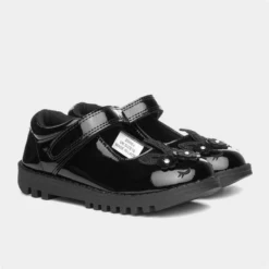 Buckle My Shoe Castle Girls Black Unicorn Shoe -UK Shoe Sales Store 202036 2 L06.20221219000627