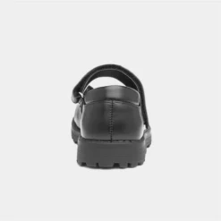 Walkright Lucy Girls Black Cat Face School Shoe -UK Shoe Sales Store 202038 2 L04.20230209000326