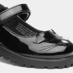 Walkright Lucy Kids Black Patent Cat Face Shoe -UK Shoe Sales Store 202042 2 L05.20230406000248