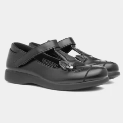 Walkright Fiz Kids Black Unicorn School Shoe -UK Shoe Sales Store 202068 2 L06.20230706000313