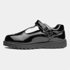 Walkright Lena Girls Black Patent School Shoe -UK Shoe Sales Store 202069 2 L03.20230628000138