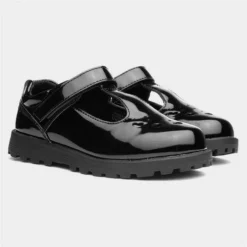 Walkright Lena Girls Black Patent School Shoe -UK Shoe Sales Store 202069 2 L06.20230628000138